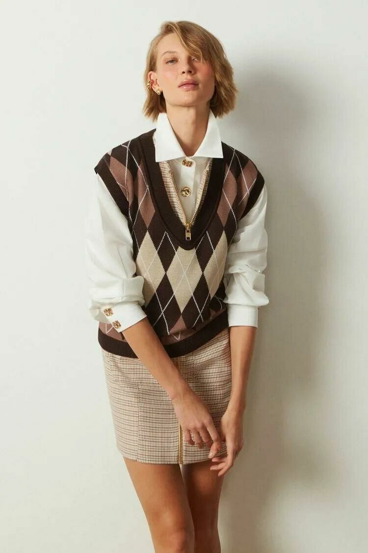 Imagem de Colete Yasmin Xadrez NY Le Blog